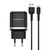  Адаптер Сетевой с кабелем Borofone BA36A High 1USB/5V/3A QC3.0 +Type-C (black) (133680) 