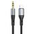  Аудиокабель HOCO UPA22 AUX Jack 3.5 (m) - Lightning (m), 1 м, черный 