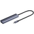  USB-концентратор Netac WF14 .(NT08WF14-30GR), 6in1 Type-C to 3xUSB3.0 + 1xHDMI( 4k/30Hz) + microSD + SD 