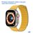  Ремешок кожаный Great Case Leather Loop для Apple Watch 38/40/41 мм, 225мм, на магните, желтый (6) 