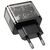  СЗУ HOCO N34 Dazzling dual-port USB-A+Type-C PD20W, Type-C to Type-C (прозрачный-черный) 