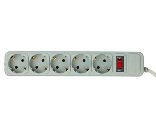  Сетевой фильтр PC Pet AP01006-1.8-G 1.8м (5 розеток) серый 
