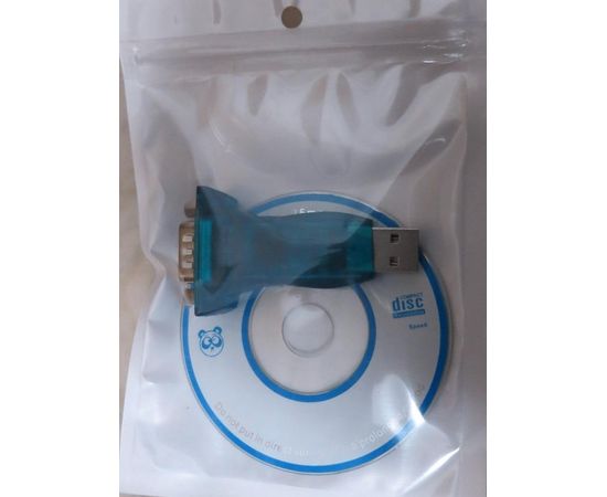  Адаптер Orient UAS-012, USB Am to RS232 DB9M (WCH CH340, поддерж.Win 8.x/10), крепеж разъема - гайки 