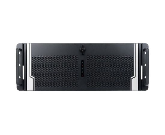  Серверный корпус Inwin IW-R400-01N (6131851)/USB3.0*2/Rear fan 8025mm 4200RPM*2/Front fan 8025mm 4200RPM*2/Front door/Air filter for front door 