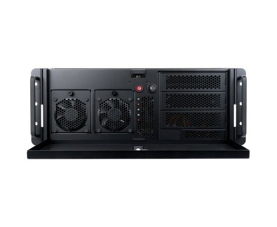  Серверный корпус Inwin IW-R400-01N (6131851)/USB3.0*2/Rear fan 8025mm 4200RPM*2/Front fan 8025mm 4200RPM*2/Front door/Air filter for front door 