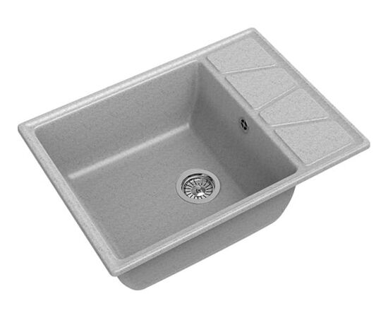  Мойка GranFest Vertex GF-V-680L мрамор, серый 