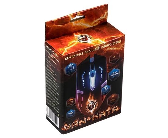  Мышь оптическая Dialog Gan-Kata MGK-03U (black) 