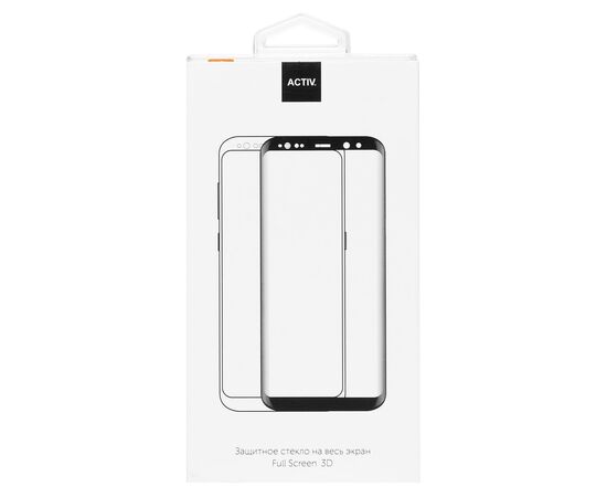  Защитное стекло Full Screen Activ Clean Line 3D для "Xiaomi 12S Ultra" (black)(210011) 