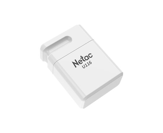  USB 3.0  16GB  Netac  U116 mini  белый (130 MB/s) 