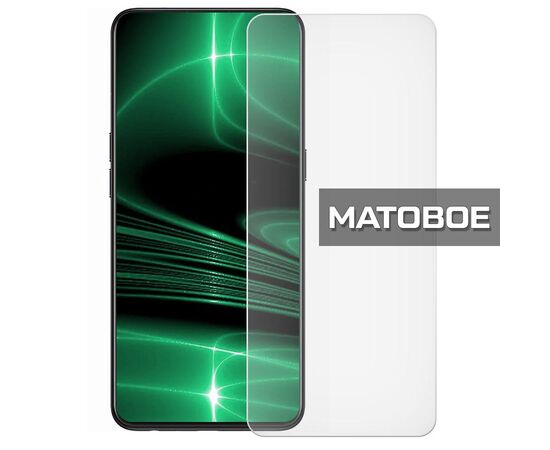  Стекло защитное гибридное МАТОВОЕ Krutoff для Oppo A33 (2020) 