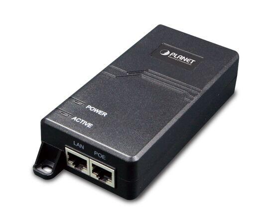  Инжектор PLANET (POE-163) IEEE802.3at High Power PoE+ Gigabit Ethernet Injector - 30W (All-in-one Pack) 