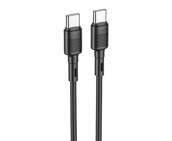  Кабель Type-C - Type-C Hoco X83 60W 100см 3A (black) (215740) 