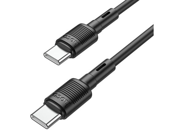  Кабель Type-C - Type-C Hoco X83 60W 100см 3A (black) (215740) 