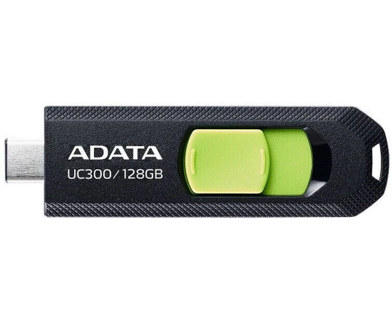  USB-флешка A-Data UC300 ACHO-UC300-128G-RBK/GN 128Gb Type-C USB3.2 черный/зеленый 