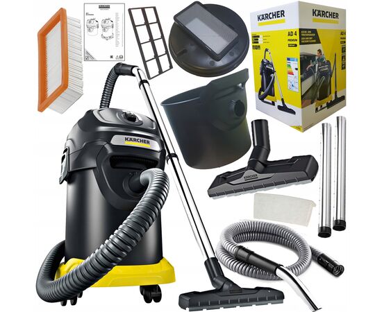  Пылесос Karcher AD 4 Premium EU-II желтый 