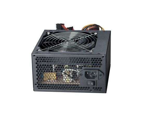  Блок питания Exegate EX219463RUS-S XP500, ATX, SC, black, 12cm fan, 24p+4p, 6/8p PCI-E, 3xSATA, 2xIDE, FDD + кабель 220V с защитой от выдергивания 