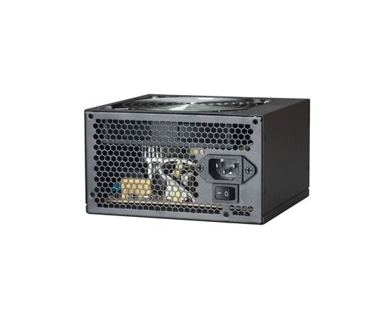  Блок питания Exegate EX219463RUS-S XP500, ATX, SC, black, 12cm fan, 24p+4p, 6/8p PCI-E, 3xSATA, 2xIDE, FDD + кабель 220V с защитой от выдергивания 