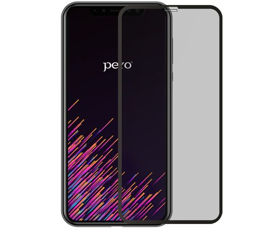  Защитное стекло PERO Full Glue Privacy для Samsung A32, черное 