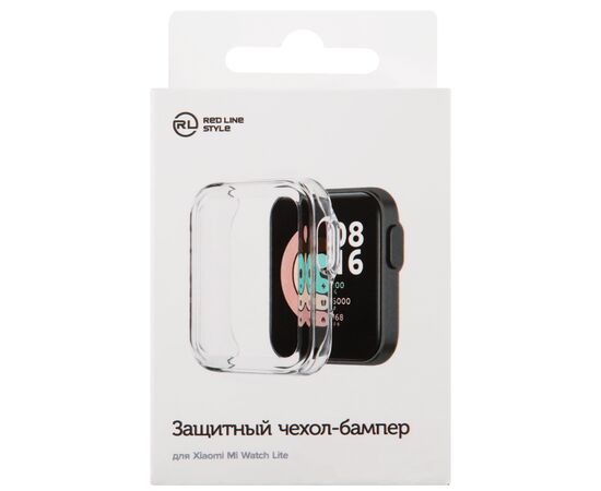  Бампер защитный для часов Xiaomi Mi Watch Lite, прозрачный 