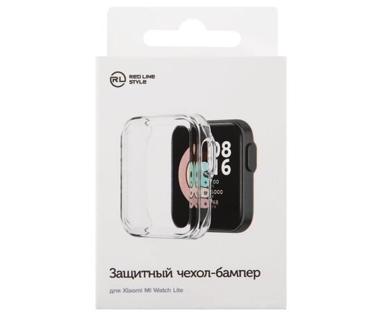  Бампер защитный для часов Xiaomi Mi Watch Lite, прозрачный 