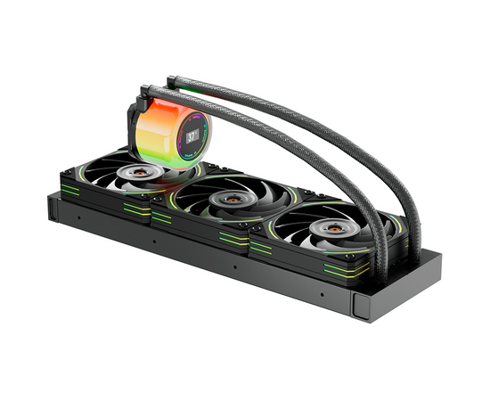  СВО 1STPLAYER CC 360 Black (CC-360-BK) / 3x120mm, ARGB 
