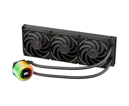  СВО 1STPLAYER CC 360 Black (CC-360-BK) / 3x120mm, ARGB 