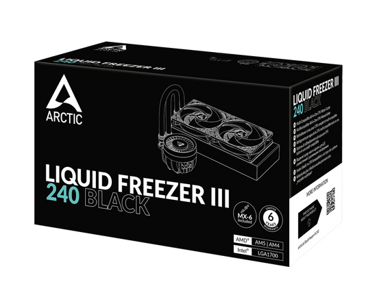  СВО Arctic Cooling Arctic Liquid Freezer III-240 (ACFRE00134A) Multi Compatible All-In-One CPU Water Cooler 