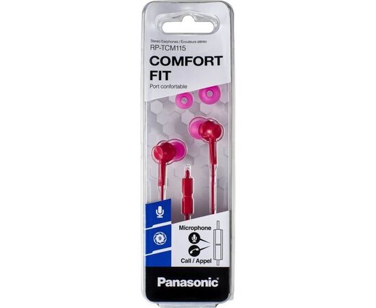  Наушники Panasonic RP-TCM115GCP розовые 
