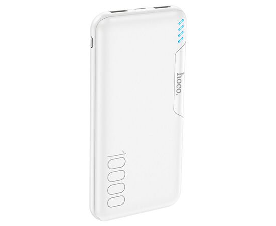  Портативный аккумулятор HOCO J82 Easylink, 2A, 10000 мА⋅ч, белый 