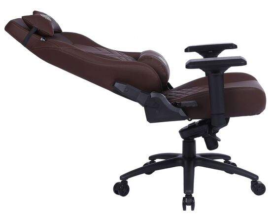  Кресло игровое Cactus CS-CHR-0112BR коричневый с подголов. 