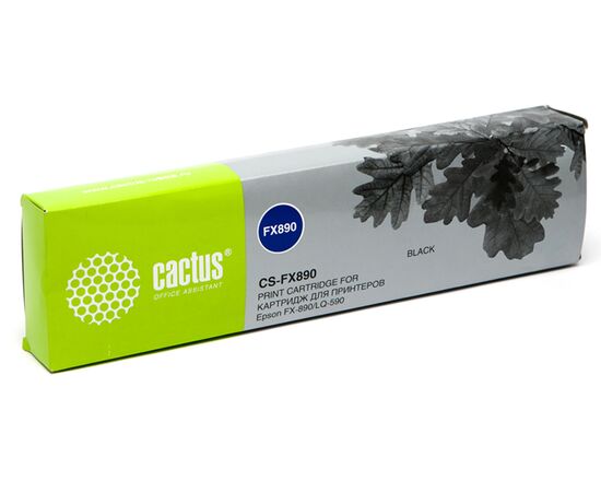  Картридж ленточный Cactus CS-FX890 черный для Epson FX-890 LQ-590 5000000 signs 