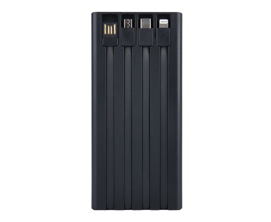  Perfeo Powerbank Universal 10000mah PD+QC3.0/In all/Out USB,Micro usb,Type-C,Lightnin,3А/22.5W/Black 