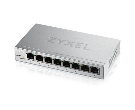  Коммутатор Zyxel GS1200-8HP GS1200-8HP-EU0101F управляемый настольный 8x10/100/1000BASE-T 