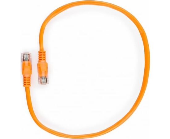  Патч-корд Cablexpert PP12-0.5M/O UTP кат.5, 0.5м, литой, многожильный (оранжевый) 
