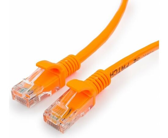  Патч-корд Cablexpert PP12-0.5M/O UTP кат.5, 0.5м, литой, многожильный (оранжевый) 