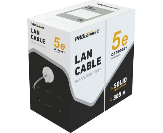  Витая пара Proconnect 01-0152 FTP CAT5e 4 пары 305м 0.51 мм 