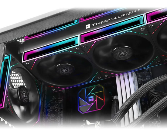  Вентилятор Thermalright TL-M12, ARGB черный 4-pin 23.2dB 175gr Ret 