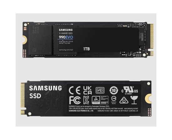  SSD Samsung 990 Evo 1Tb MZ-V9E1T0BW M.2 NVMe 2.0, PCIe 4.0 x4, V-NAND TLC 