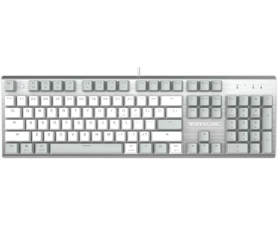  Клавиатура A4Tech Fstyler FS100 Neon серый/белый 