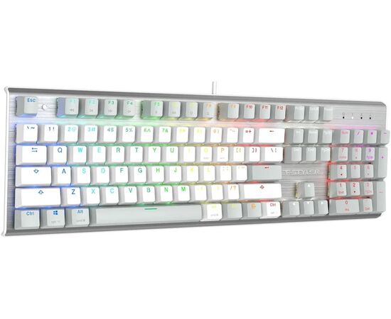  Клавиатура A4Tech Fstyler FS100 Neon серый/белый 