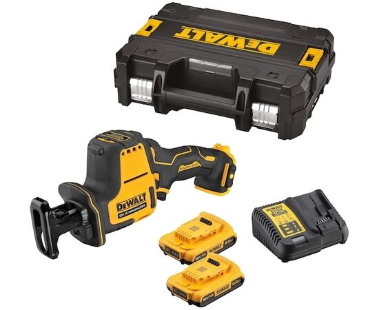  Сабельная пила DeWalt DCS312D2-QW аккум 2800ход/мин ДА 