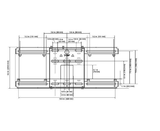  Крепление настенное (кронштейн) EPSON Wall Mount ELPMB62 (V12HA06A06) 