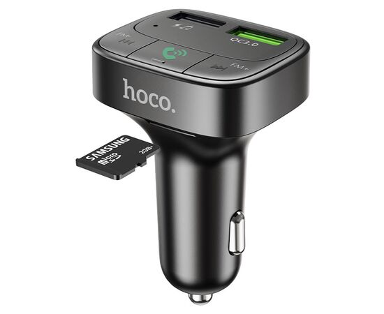  АЗУ Hoco E59 Promise QC3.0 car BT FM transmitter 