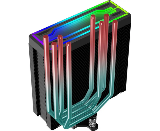  Кулер Bloody BD-AC205-ARGB1 ARGB (BD-AC205-ARGB1-BK) Soc-AM5/AM4/1200/1700/1851 черный 4-pin 14-26dB Al+Cu LCD 205W 513gr Ret 