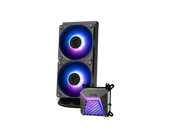  СВО MSI Mag CoreLiquid A15 240 (306-7ZWAA11-L80) 2x ARGB Fan, ARGB Block 