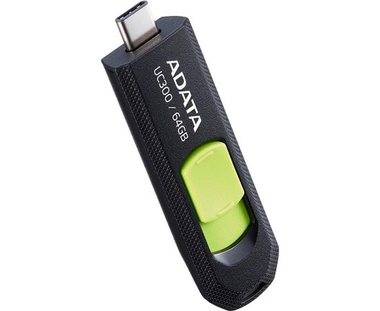  USB-флешка A-DATA UC300 (ACHO-UC300-64GRBK/GN) 64GB, Type-C 
