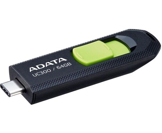  USB-флешка A-DATA UC300 (ACHO-UC300-64GRBK/GN) 64GB, Type-C 