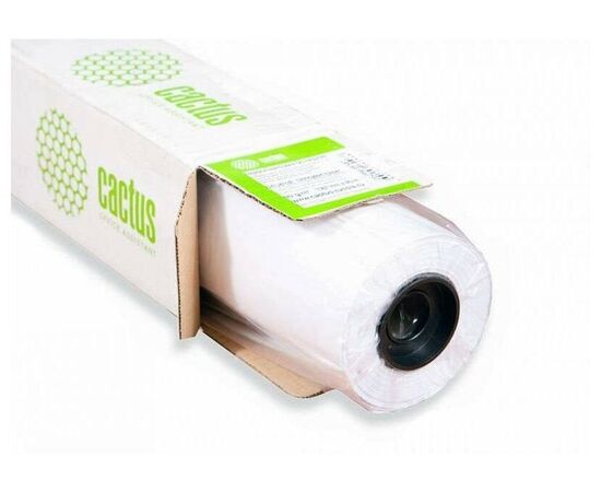  Холст Cactus CS-MC340-106715 42" A0+ 1067мм-15м/340г/м2/белый хлопок для струйной печати втулка 50.8мм 2" 