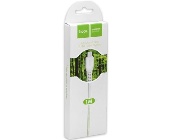 HOCO X20/ USB кабель Micro/ 1m/ 2A/ White 