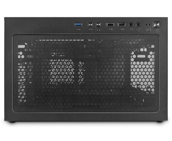  Корпус 1STPLAYER Firebase X3-M X3-M-BK-4F1 Black mATX TG 4x120mm LED fans inc 